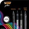 imageBIC Gelocity Smooth Stic Gel Pen Medium Point 07mm Assorted Colors 42Count Vibrant and Smooth Gel Ink Pens