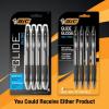 imageBIC Glide Bold Black Ballpoint Pens Bold Point 16mm 4Count Pack Retractable Ballpoint Pens With Comfortable Full Grip