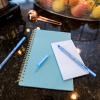 imageBIC Round Stic Xtra Life Pens  60 Pack of Bulk Pens  Medium Point 10 mm 30 Black ampamp 30 Blue Combo Pack