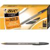imageBIC Cristal Xtra Bold Ballpoint Pens Bold Point 16mm For Vivid And Dramatic Lines Black Ink 24Count Pack Perfect Ink Pens
