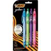 imageBIC Gelocity Quick Dry Fashion Retractable Gel Pens Medium Point 07mm 4Count Gel Pen Set Packaging May Vary4 Count Pack of 1