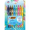 imageBIC Gelocity Quick Dry Ocean Themed Gel Pens Medium Point 07mm 8Count Gel Pen Set Colored Gel Pens for Note Taking and Journaling