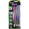 imageBIC Gelocity Ultra Retractable Gel Pen Medium Point 07mm Assorted Colors Premium Design ampamp Comfortable Grip 3CountFashion
