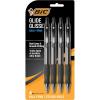 imageBIC Glide Bold Black Ballpoint Pens Bold Point 16mm 4Count Pack Retractable Ballpoint Pens With Comfortable Full Grip