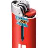 imageBIC Maxi Pocket Lighter Special Edition Shop Talk Collection Assorted Unique Lighter Designs 8 Count Pack of Lighters