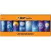 imageBIC Pocket Lighter Special Edition Retro Wave Collection Assorted Unique Lighter Designs 8 Count Tray of Lighters