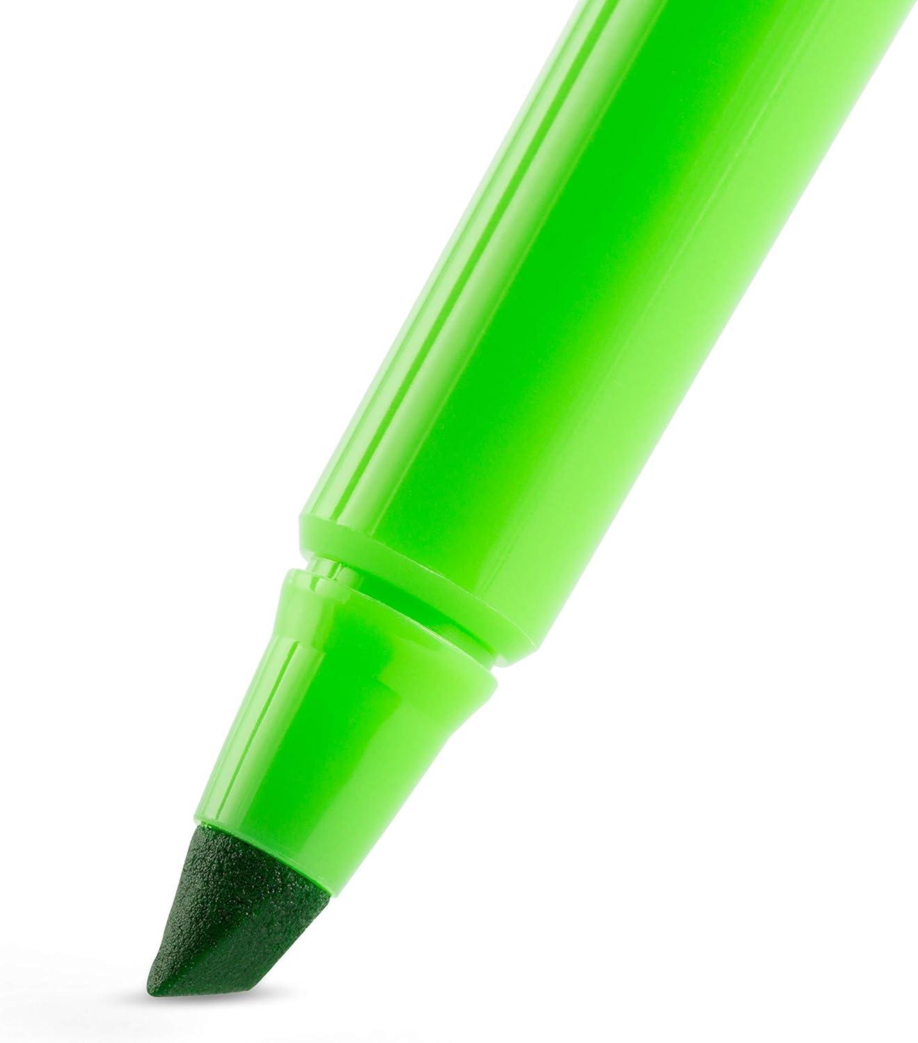 imageBIC Brite Liner Chisel Tip Highlighters LongLasting 5Count in Assorted Colors for School SuppliesAssorted