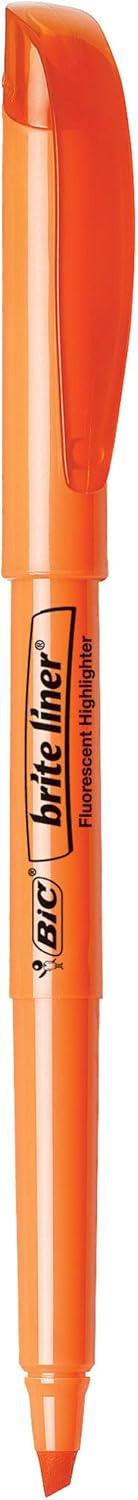 imageBIC Brite Liner Chisel Tip Highlighters LongLasting 5Count in Assorted Colors for School SuppliesAssorted New