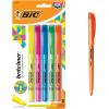 imageBIC Brite Liner Chisel Tip Highlighters LongLasting 5Count in Assorted Colors for School SuppliesAssorted