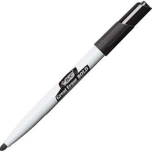 imageBIC Intensity Bold Dry Erase Marker Pocket Style Fine Bullet Tip 45 mm Red Perfect For The Office ampamp Home 12CountBlack