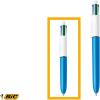 imageBIC 4Color Original Retractable Ballpoint Pens with Assorted Ink 10 mm Medium Point 2Count Pack