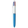 imageBIC 4Color Original Retractable Ballpoint Pens with Assorted Ink 10 mm Medium Point 2Count Pack