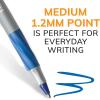 imageBIC Round Stic Grip Xtra Comfort Blue Ballpoint Pens Medium Point 12mm 12Count Pack Excellent Writing Pens With Soft Grip for Superb Comfort and Control1