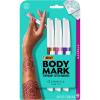 imageBIC BodyMark Temporary Tattoo Marker with Fine Tip Mandala Assorted Colors Pack of 3 Markers  3 Stencils  Amazon Vine