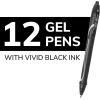 imageBIC RGLCG11BK Gelocity Quick Dry Retractable Gel Black Ink Medium 1 Dozen
