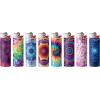 imageBIC Maxi Pocket Lighter Special Edition Psychedelic Collection Assorted Unique Lighter Designs 50 Count Tray of Lighters