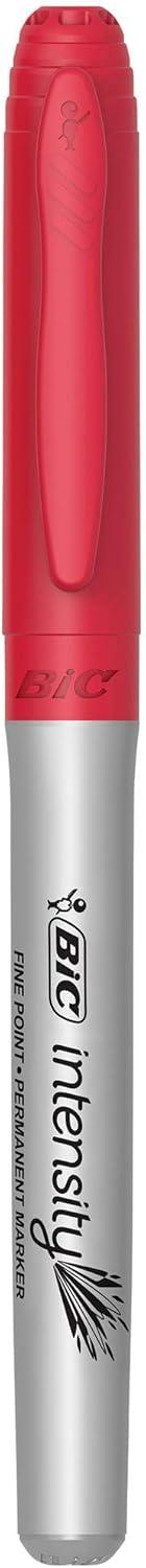 imageBIC Intensity Black Permanent Markers Fine Point 200Count Pack of Black Markers With NonSlip Grip for Comfort and ControlVibrant Assorted Ink Markers