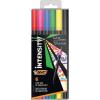 imageBIC Intensity 2 in 1 Dual Tip Fineliner Pens Fine Tip 07mm and Flexible Brush 37mm Assorted Colors 12Count Pack1 Count Pack of 6