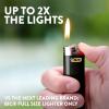 imageBIC Maxi Pocket Lighters Safe and Reliable LongLasting Pocket Lighters for Holiday and Everyday Use All Black 8Pack