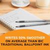 imageBIC Round Stic Grip Xtra Comfort Black Ballpoint Pens Medium Point 12mm 8Count Pack Perfect Writing Pens With Soft Grip for Superb Comfort and Control