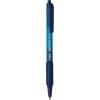 imageBIC Soft Feel Blue Retractable Ballpoint Pens Medium Point 10mm 36Count Pack Blue Pens With SoftTouch Comfort GripBlue