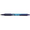 imageBIC Soft Feel Blue Retractable Ballpoint Pens Medium Point 10mm 36Count Pack Blue Pens With SoftTouch Comfort GripBlue