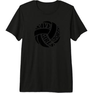 imageSave Girls Sports Volleyball Premium TShirtBlack