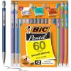 imageBIC Mechanical Pencil Variety Pack Number 2 Mechanical Pencils With Erasers Fine Point 05mm Medium Point 07mm and Thick Point 09mm 60 Count Bulk Mechanical Pencils for School or Work3