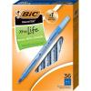 imageBIC Round Stic Xtra Life Blue Ballpoint Pens Medium Point 10mm 36Count Pack of Bulk Pens Flexible Round Barrel for Writing Comfort No 1 Selling Ballpoint Pens6