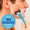 imageBIC EasyRinse Sensitive AntiClogging Mens Disposable Razors Clinically Proven for Sensitive Skin Shaving Razors With 4 Blades 6 CountAssorted