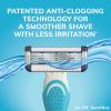 imageBIC EasyRinse Sensitive AntiClogging Mens Disposable Razors Clinically Proven for Sensitive Skin Shaving Razors With 4 Blades 6 CountAssorted