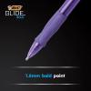 imageBIC Glide Bold Retractable Ball Pen Bold Point 16mm Blue 12Count Rubber Grip for Comfortable Writing CasePack of 18 216 Count Total