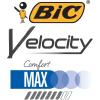 imageBIC Velocity Max Mechanical Pencils Thick Point 09 mm 2 HB Lead Assorted Barrel Colors Pack Of 2