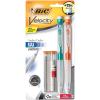imageBIC Velocity Max Mechanical Pencils Thick Point 09 mm 2 HB Lead Assorted Barrel Colors Pack Of 2