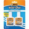 imageBic WiteOut Quick Dry Correction Fluid  2 pack  white color writeout  whiteout2