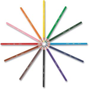 imageBIC Kids Coloring Kit with Coloring Markers Pencils and Crayons Reusable Case Assorted Colors 36Count