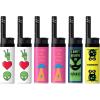 imageBIC EZ Reach Candle Lighter The Ultimate Lighter with Wand for Candles Alien UFO Assorted Designs 6 Count Pack of Lighters