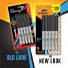 imageBIC Intensity Black Permanent Markers Fine Point 5Count Pack of Black Markers With NonSlip Grip for Comfort and Control