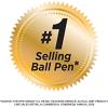 imageBIC Round Stic Xtra Life Black Ballpoint Pens Medium Point 10mm 216Count Pack of Bulk Pens Flexible Round Barrel for Writing Comfort No 1 Selling Ballpoint Pens1 Count Pack of 216