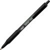 imageBIC Soft Feel Blue Retractable Ballpoint Pens Medium Point 10mm 12Count Pack Blue Pens With SoftTouch Comfort GripBlack Ink