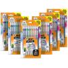 imageBIC XtraSparkle Number 2 Mechanical Pencils With Erasers Medium Point 07mm 144Count Pack Cute Mechanical Pencils for Girls Boys and Adults07mm