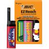 imageBIC EZ Reach Candle Lighter The Ultimate Lighter with Wand for Candles Colorado Assorted Designs 6 Count Pack of Lighters