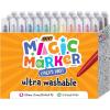 imageBIC Magic Marker Flexible Brush Tip 45 mm Assorted Colors Kids Coloring 36Count1 Count Pack of 36