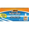 imageBIC WiteOut Brand Quick Dry Correction Fluid 20 mL White Goes On Easy With A Reduced Dry Time 4Count